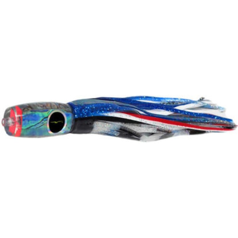 Black Bart Lures Medium Tackle Lures Mini 1656 Flat Nose Blue Foil/White BL/WH