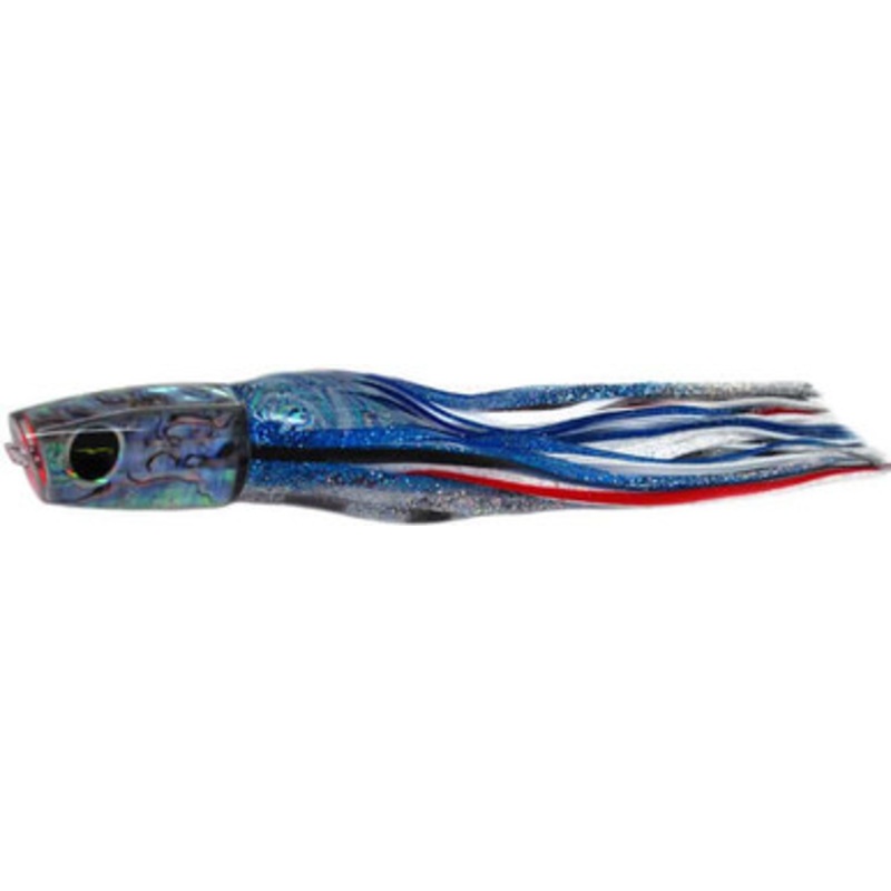 Black Bart Medium/Heavy Tackle Lures Big Rock Plunger Blue Foil/White BL/WH