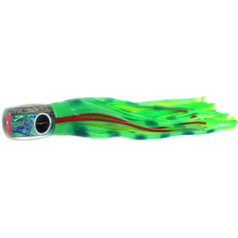 Black Bart Medium/Heavy Tackle Lures Striper Candy Glow/Green Chartreuse Dot GLO/GCD