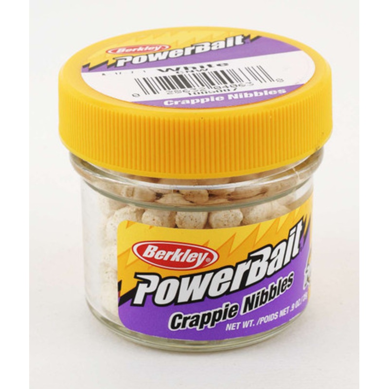 Berkley CNW PowerBait Crappie Nibbles - White
