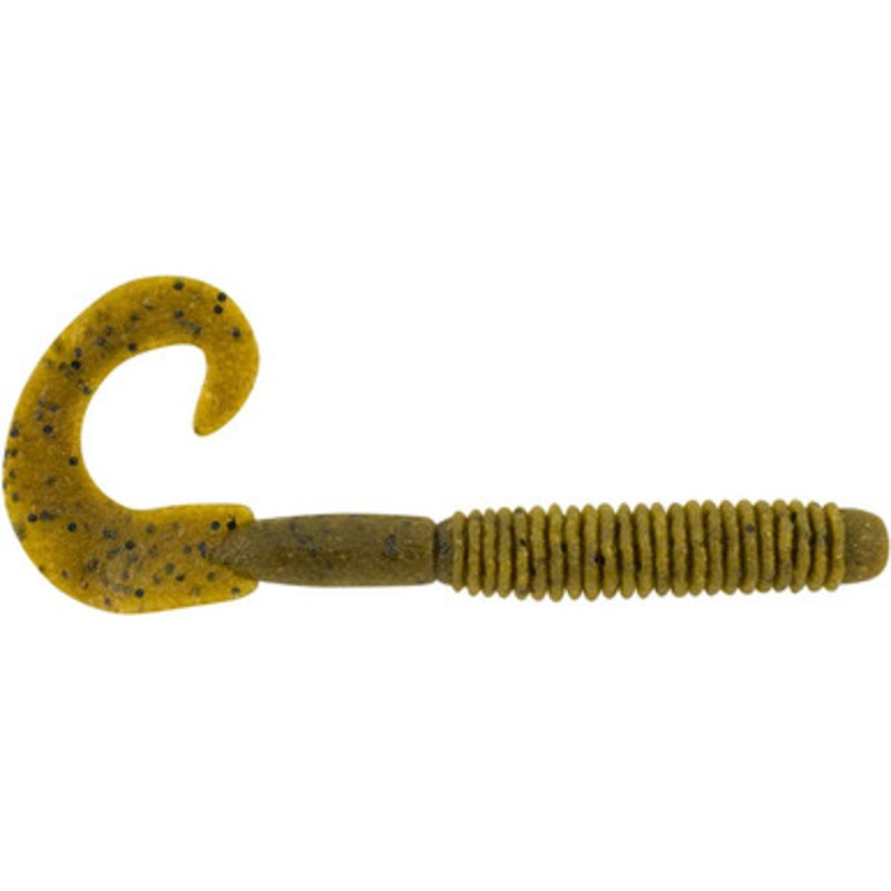 Berkley PBMSLW6-GP Powerbait Maxscent Lunch Worm - Green Pumpkin
