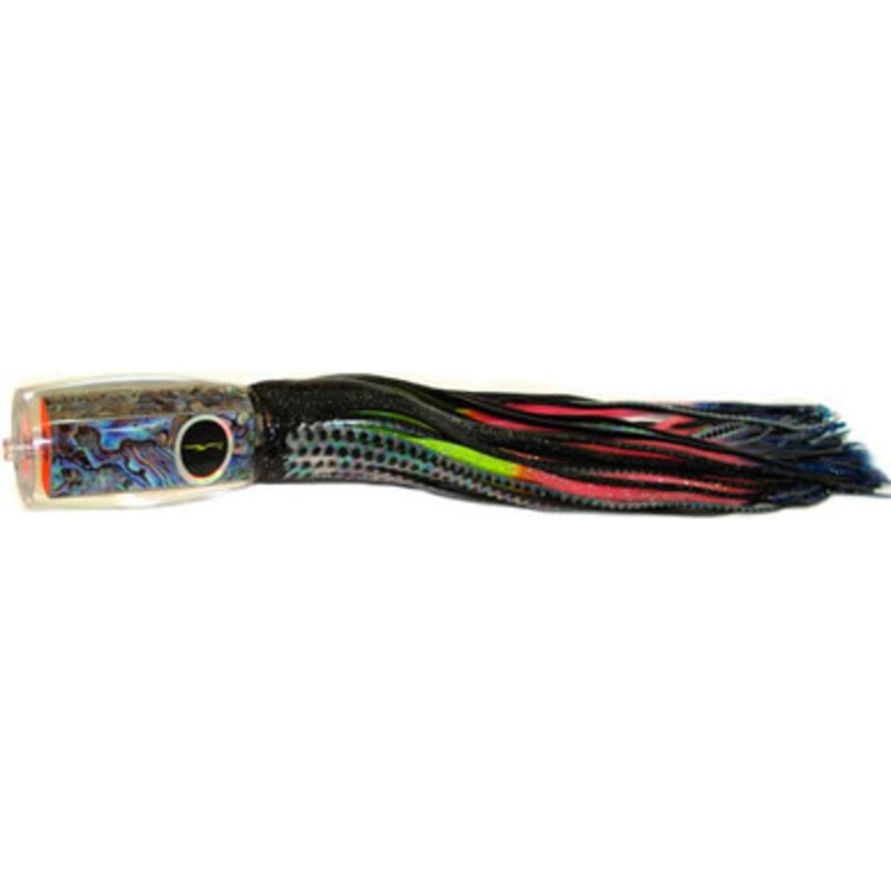 Black Bart Medium/Heavy Tackle Lures 1656 Flat Nose Black Dot/Rainbow BKD/RA