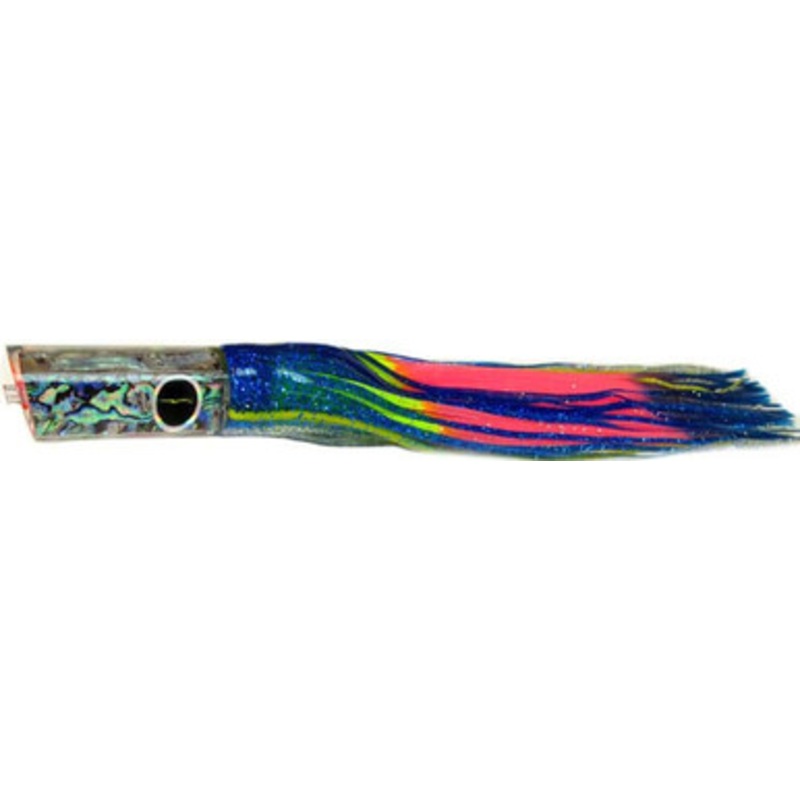 Black Bart Medium/Heavy Tackle Lures Kona Classic Tube Blue Yellow/Rainbow BLY/RA