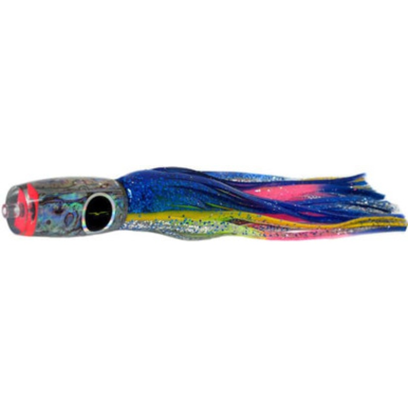 Black Bart Lures Medium Tackle Lures Mini 1656 Flat Nose Blue Yellow/Rainbow BLY/RA