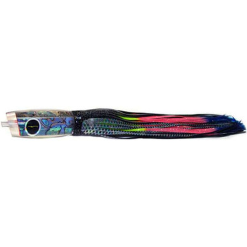 Black Bart Medium/Heavy Tackle Lures 1656 Angle Nose Black Dot/Rainbow BKD/RA