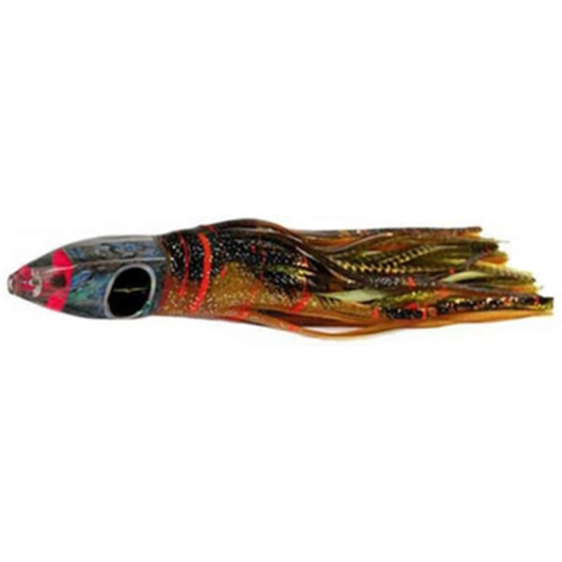 Black Bart Lures Medium Tackle Lures Wicked Brown Gold Orange/Gold Dot BGO/GDD