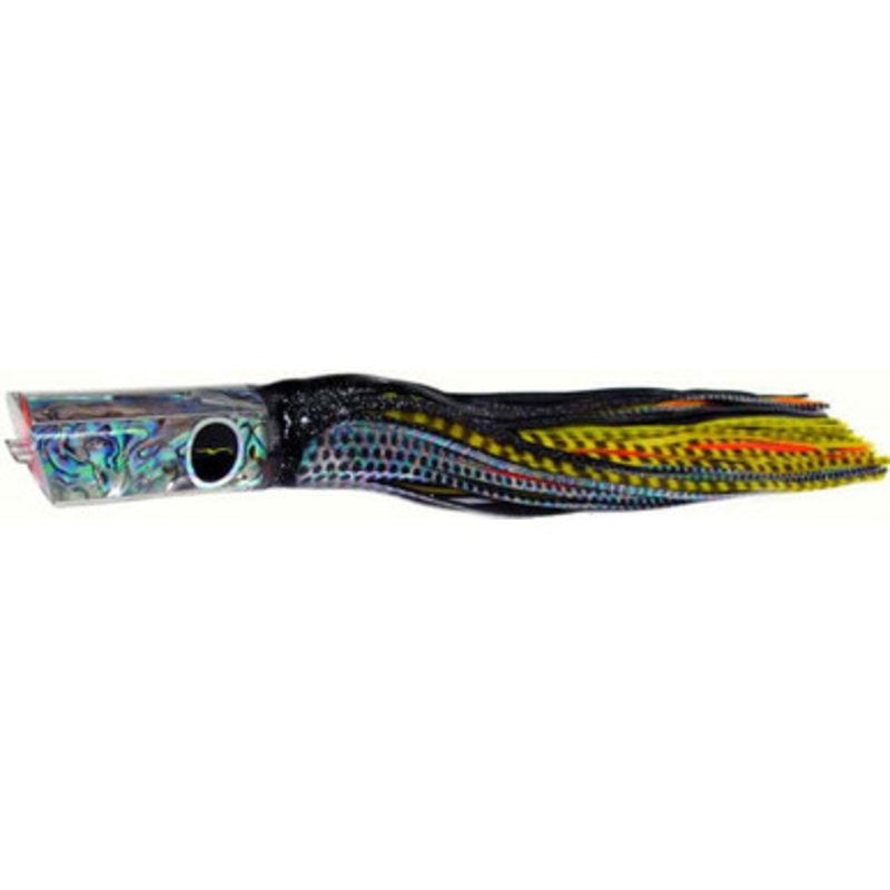 Black Bart Medium/Heavy Tackle Lures Kona Classic Tube Black Dot/Yellow Black Tiger BKD/YBT