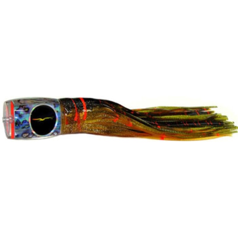 Black Bart Medium/Heavy Tackle Lures Marlin Candy Brown Gold Orange/Gold Dot BGO/GDD