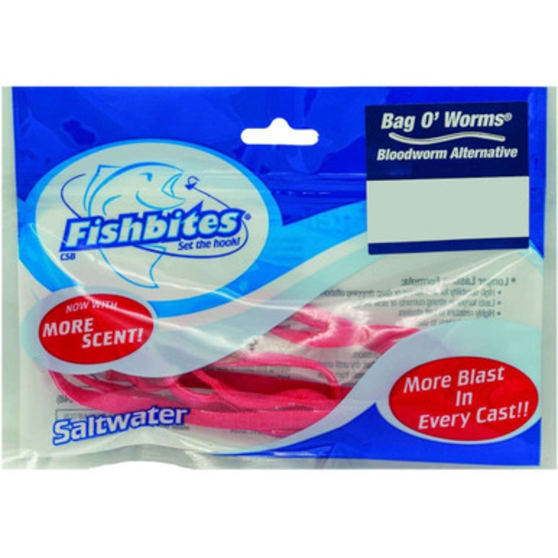 Fishbites Bag O' Worms Bloodworm Alternative
