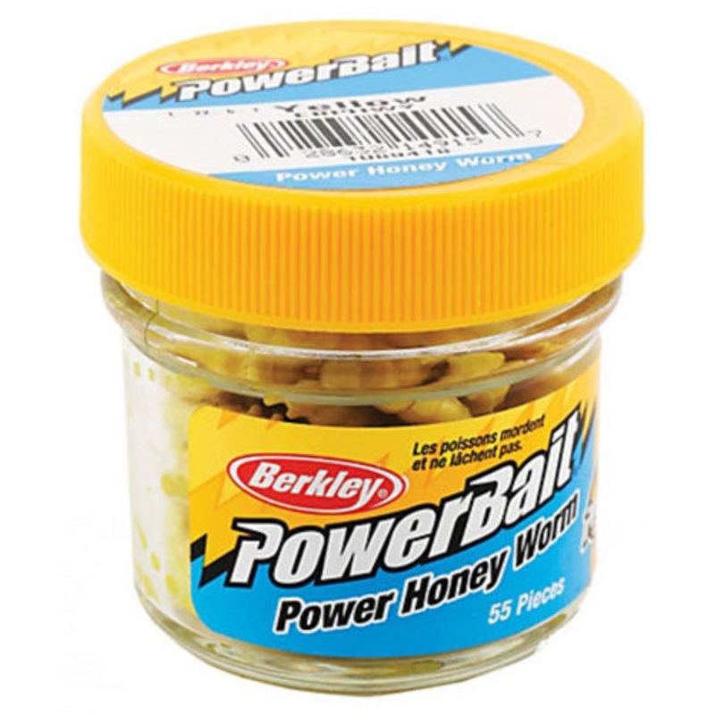 Berkley Powerbait Honey Worm - Yellow