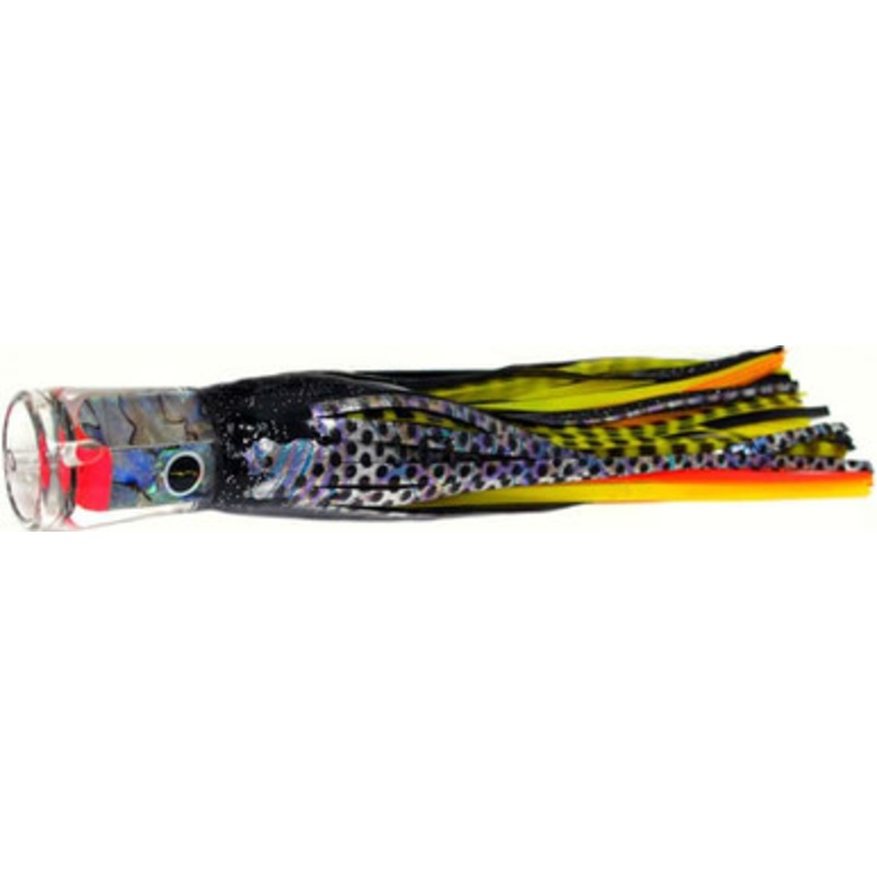 Black Bart Lures Medium Tackle Lures El Squid Sr. Black Dot/Yellow Black Tiger BKD/YBT