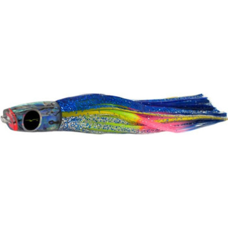 Black Bart Lures Medium Tackle Lures Eleuthera Plunger Blue Yellow/Rainbow BLY/RA