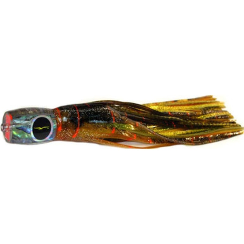 Black Bart Lures Medium Tackle Lures Mahi Candy Brown Gold Orange/Gold Dot BGO/GDD