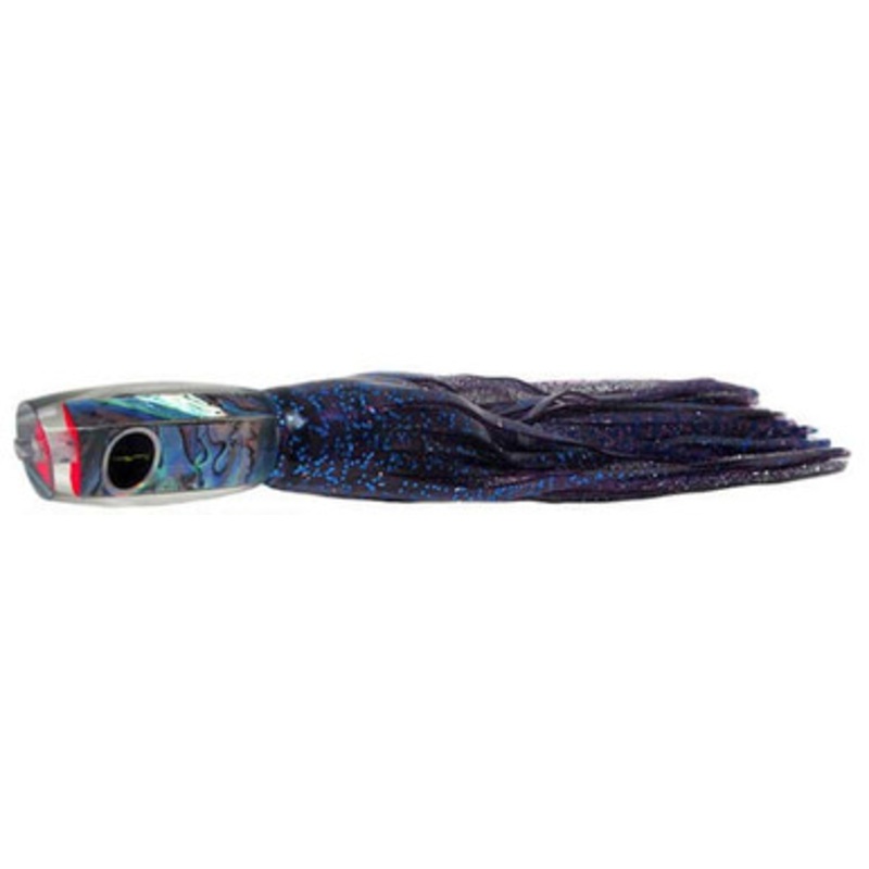 Black Bart Lures PUF-PBD Purple Blue Fleck/Purple Blue Dot 1656 Angle Medium/Heavy Tackle Skirted Lure