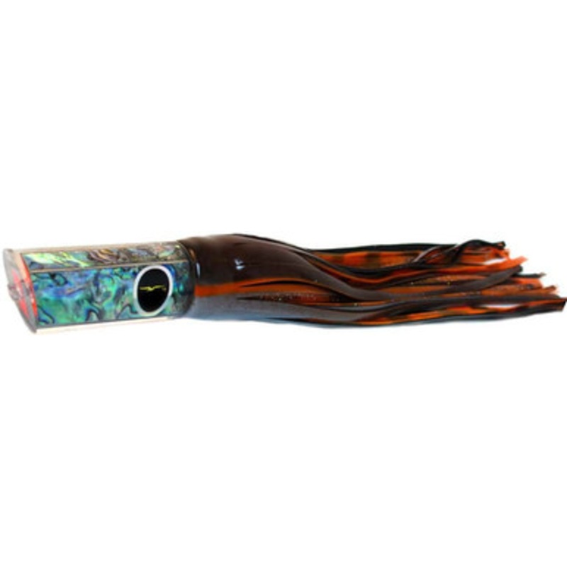 Black Bart Medium/Heavy Tackle Lures Kona Classic Tube Petro/Orange Dot PET/ORD