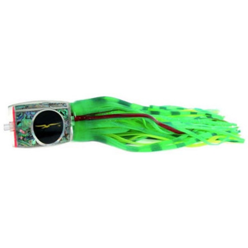 Black Bart Medium/Heavy Tackle Lures Marlin Candy Glow/Green Chartreuse Dot GLO/GCD