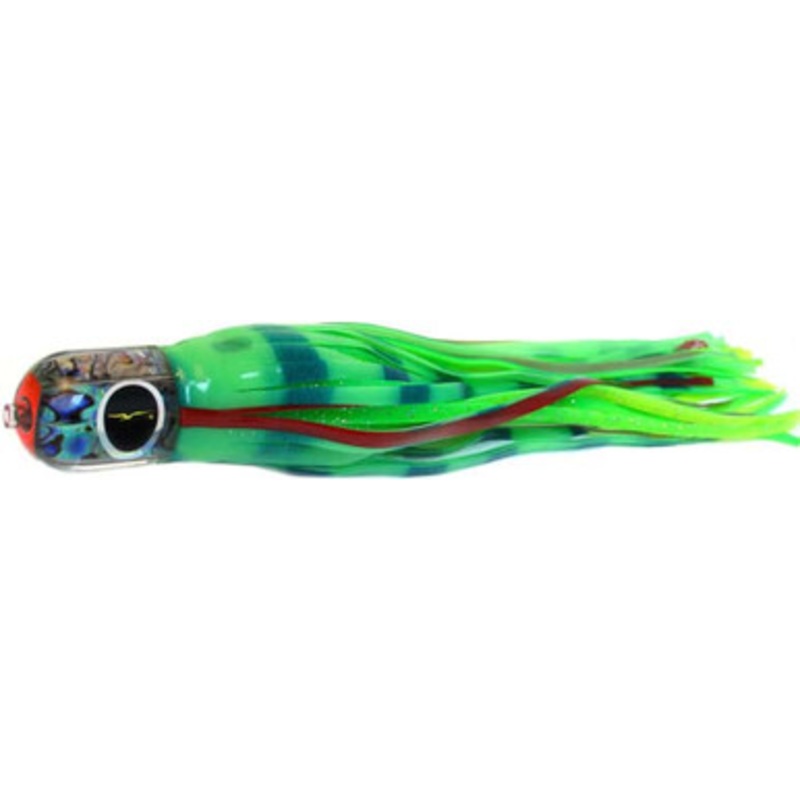 Black Bart Medium/Heavy Tackle Lures Punisher Glow/Green Chartreuse Dot GLO/GCD