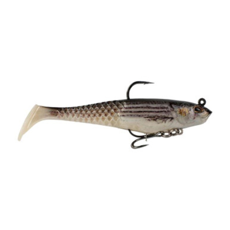 Berkley PowerBait Saltwater Pre-Rigged CullShad Swimbait - 4in - Mullet
