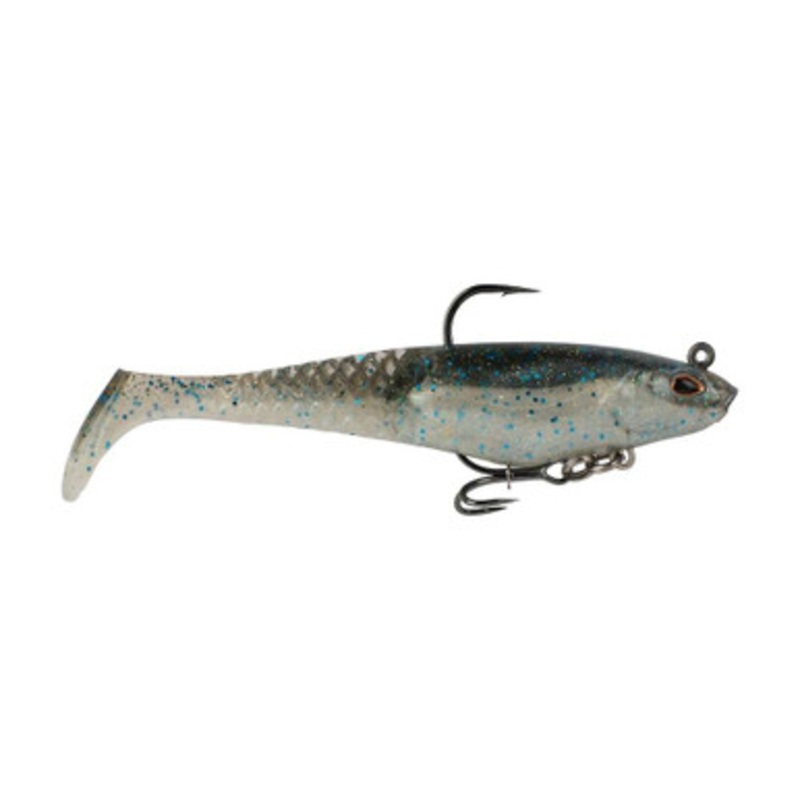 Berkley PowerBait Saltwater Pre-Rigged CullShad Swimbait - 6in - Pinfish