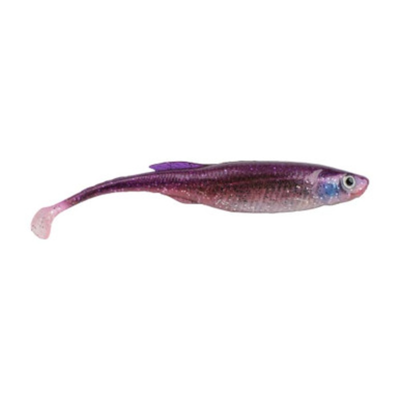Berkley PowerBait Drip Swimmer - 4in - 5 Pack - HD Purple Shiner
