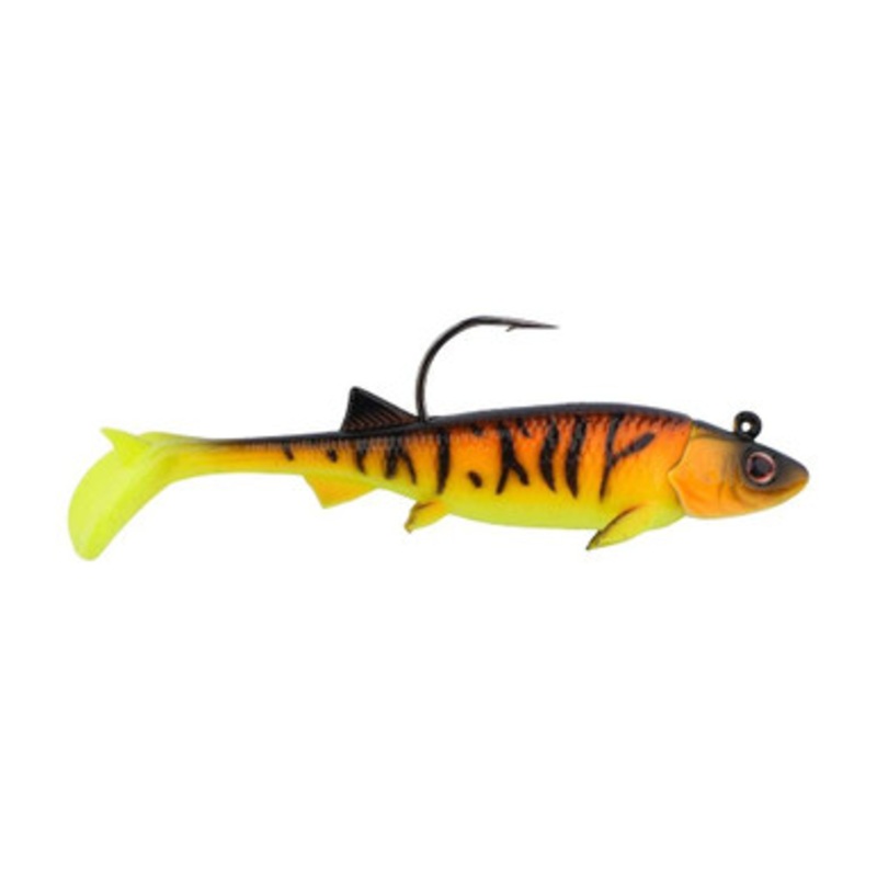 Berkley PowerBait Minnotator Swimbait - 3.5in - Orange Tiger