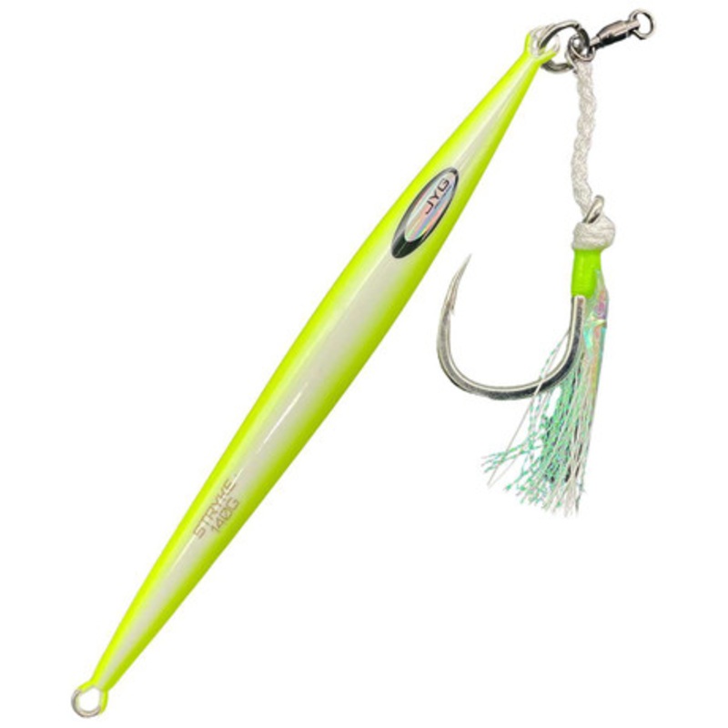 JYG PRO Fishing Stryke - Tuna Rigged Jig - 80g - Yellow