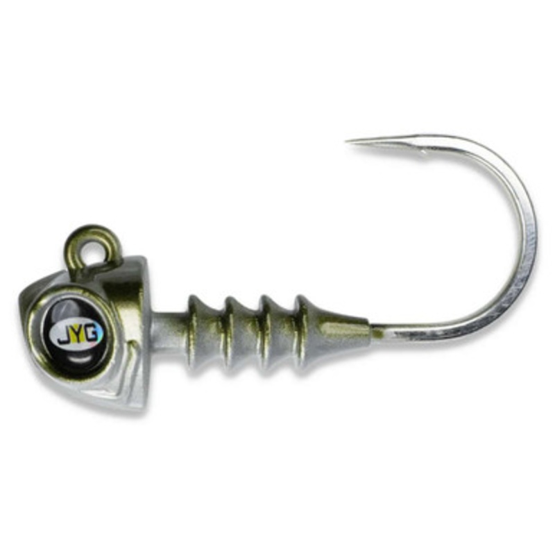 JYG PRO Fishing SWYM Jig Head - 1/4oz (3in Tail) - Dirty Dinero