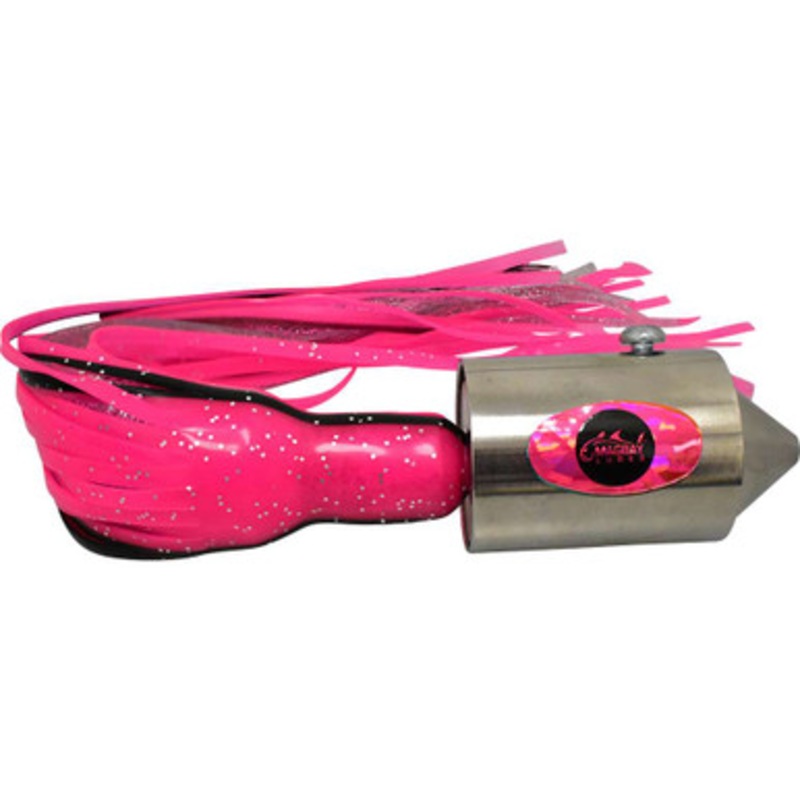 MagBay Lures El Sincero High Speed Wahoo Trolling Lure 48oz - Chrome Head - Pink Skirt