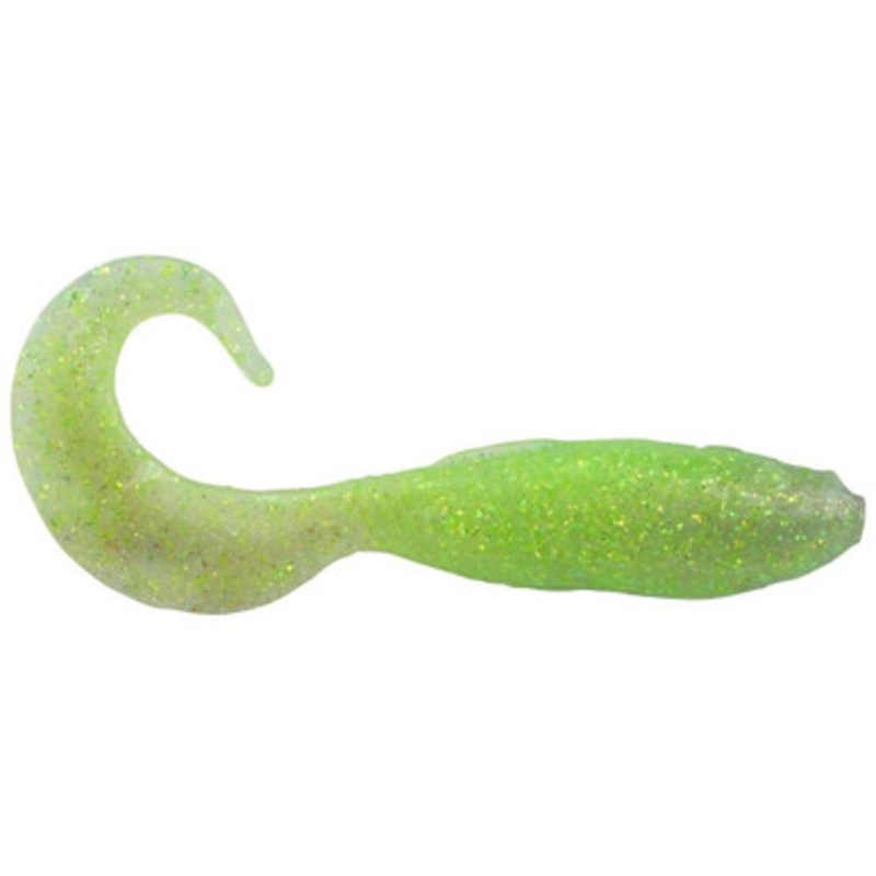 Berkley Gulp! Saltwater Swimming Mullet - 3in - Key Lime Chrome