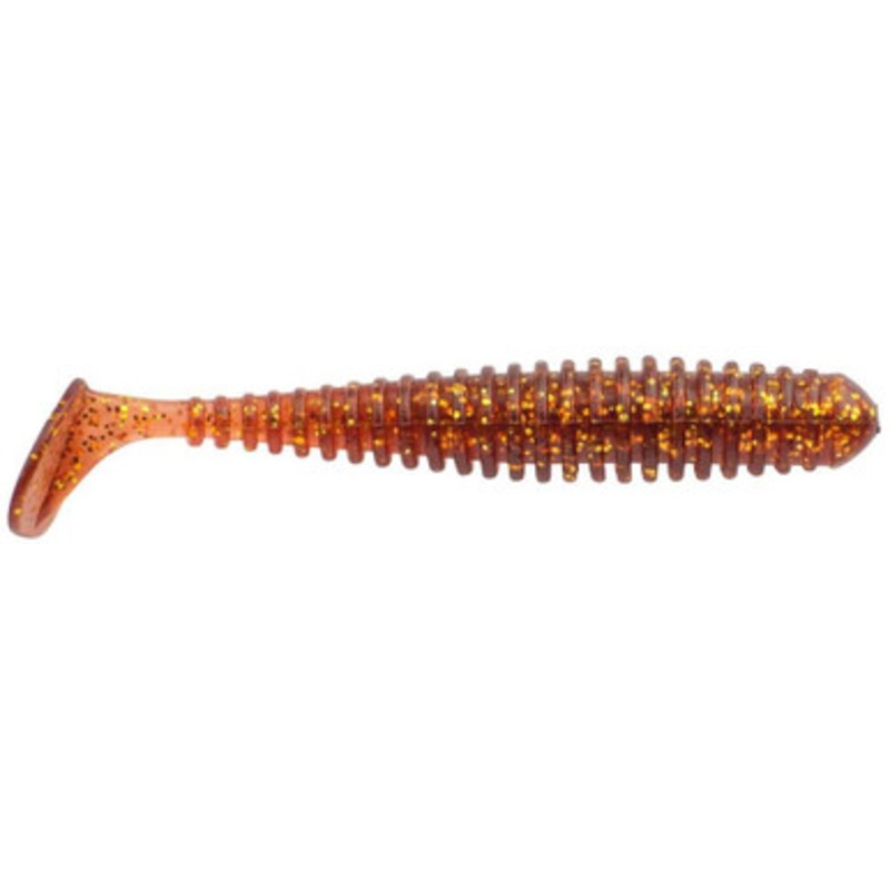 Berkley Powerbait Saltwater Power Swimmer Swimbait 3.3in - Root Beer Gold
