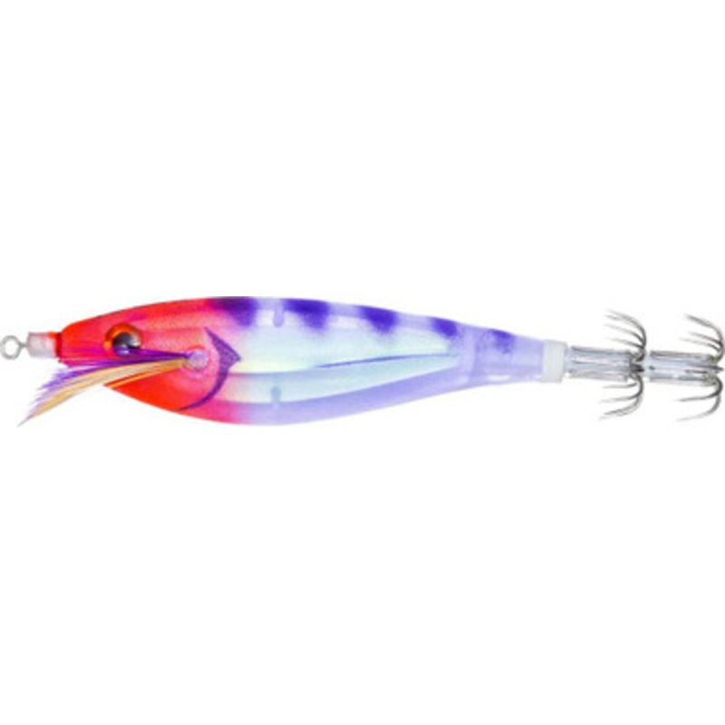 Yo-Zuri Ultra 3D Cloth M2 #SS Squid Jig - 3 3/8in - UV Red Head