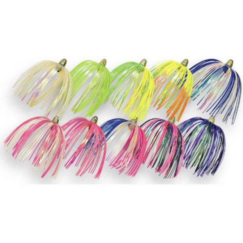Z-Man EZ-TeaZer SilaFlash Skirts 3'' 3pk EZTZ Blue/White