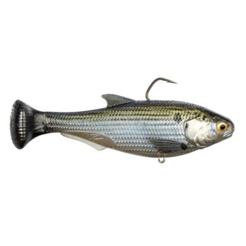 Z-Man Shadtron LT Swimbait - 6in - Fast Sinking - Mossback