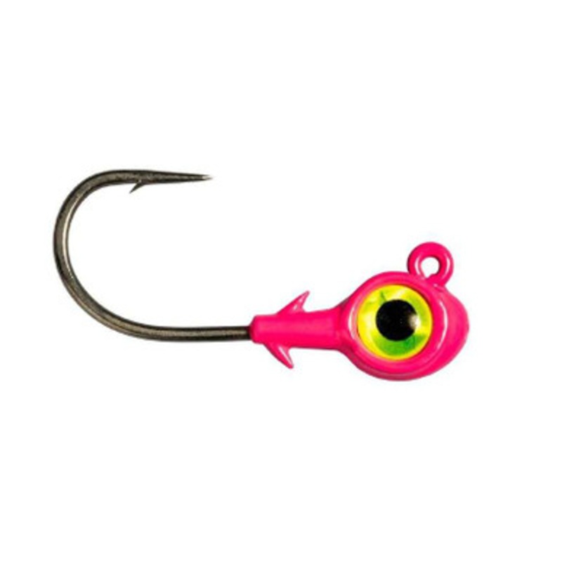 Z-Man Trout Eye X Jighead - 3/16oz - 3pk - Pink/Chartreuse