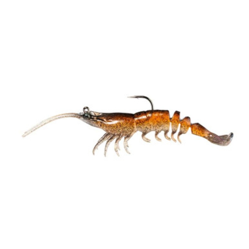 Z-Man PrawnstarZ - 3.5in - 2pk - Brown Shrimp