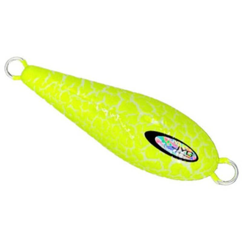 JYG PRO Fishing Tuna Bomb Jigs - 450g - Yellow Crackle