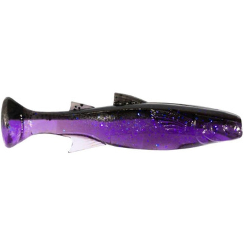 Z-Man Mulletron Swimbait - 3.3in - Purple Demon