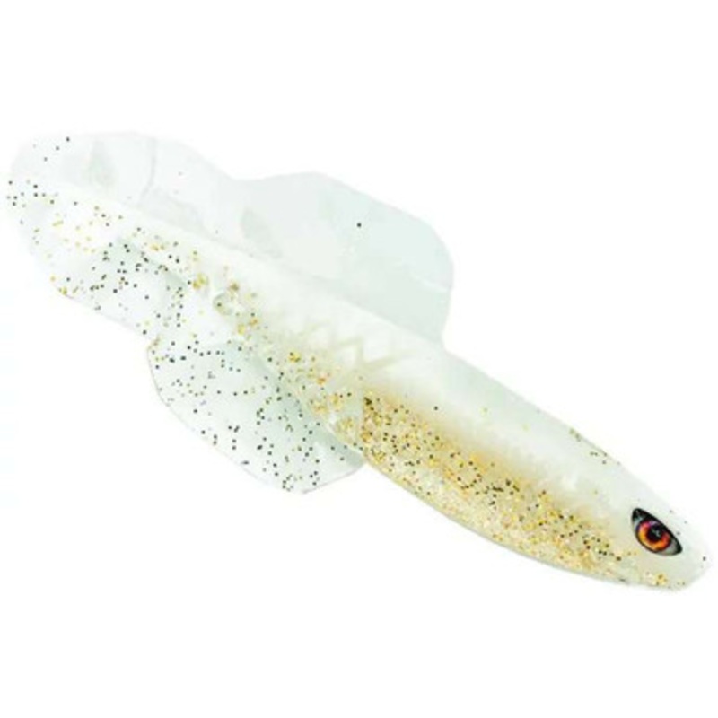 Chasebaits Flacid Shad - 3in - Milk Flash