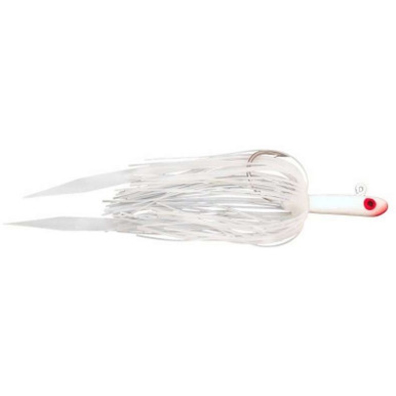 Tsunami Glass Minnow /w Silicone Skirt & Teaser - 3/8oz - White