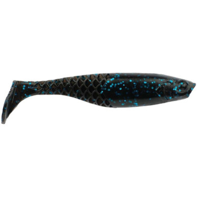 Berkley PowerBait Paddlin' PowerStinger Swimbait 3.5in - Blk Ble Flck