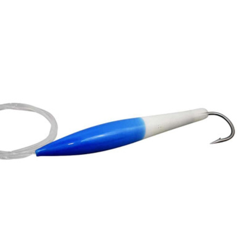 MagBay Lures The Stogie Soft Cedar Plug - 6in - Blue/White
