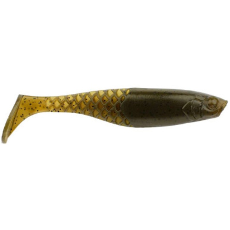 Berkley PowerBait Paddlin' PowerStinger Swimbait 4.25in - Grn Pumpkin