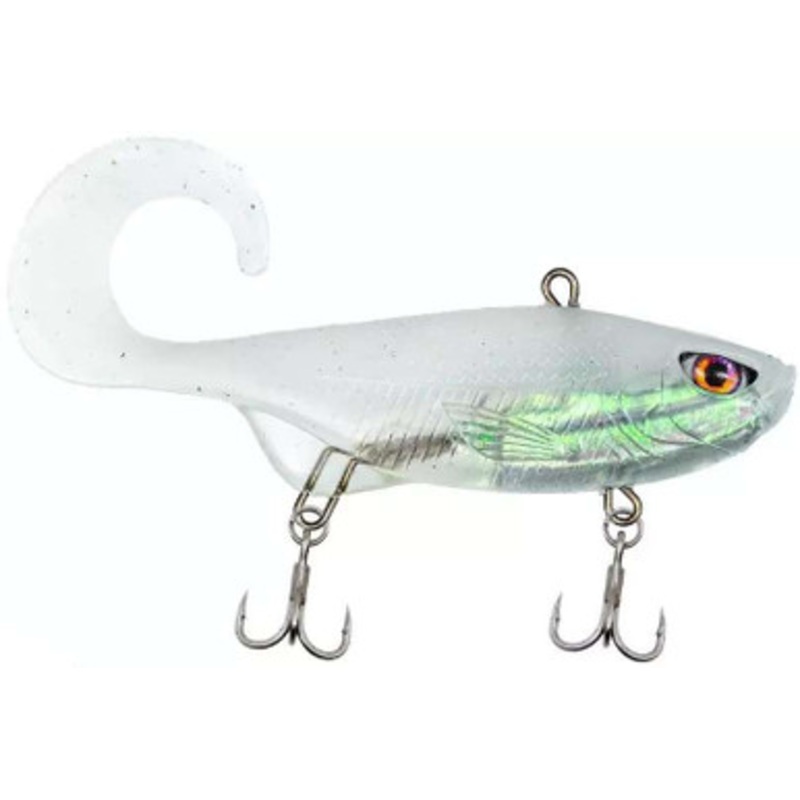 Chasebaits Curly Vibe - 3.25in - Milk Flash