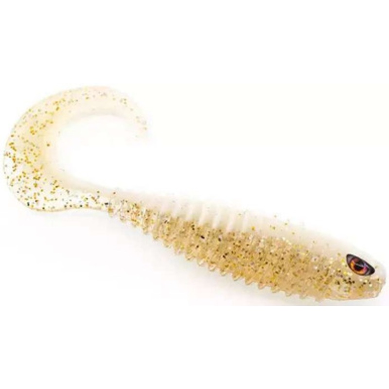 Chasebaits Curly Bait - 4in - Milk Flash