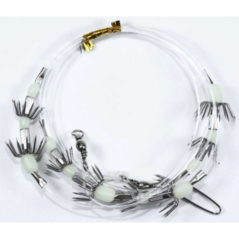 Ahi USA Gangion Plus Squid Chain - 8 Hook