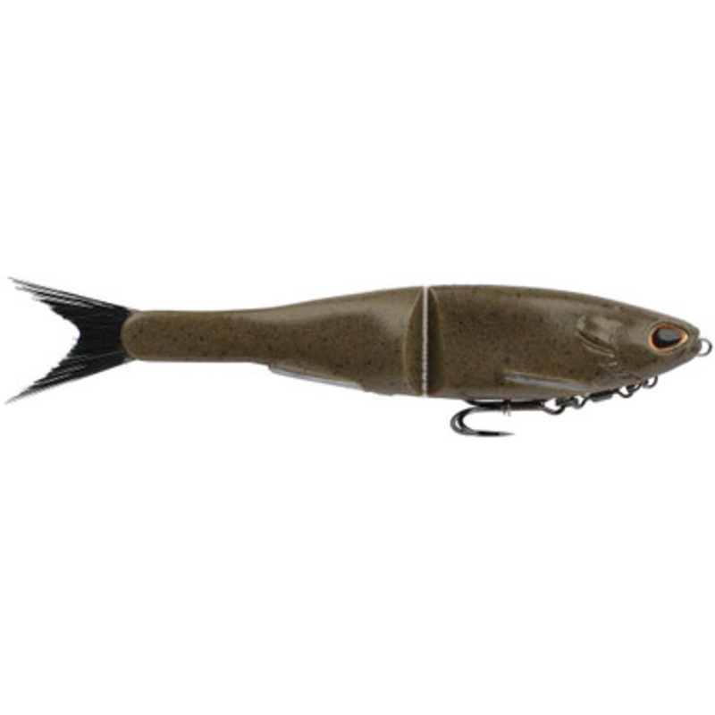 Berkley PowerBait Nessie Softplastic Glide Bait - 5in - Green Pumpkin