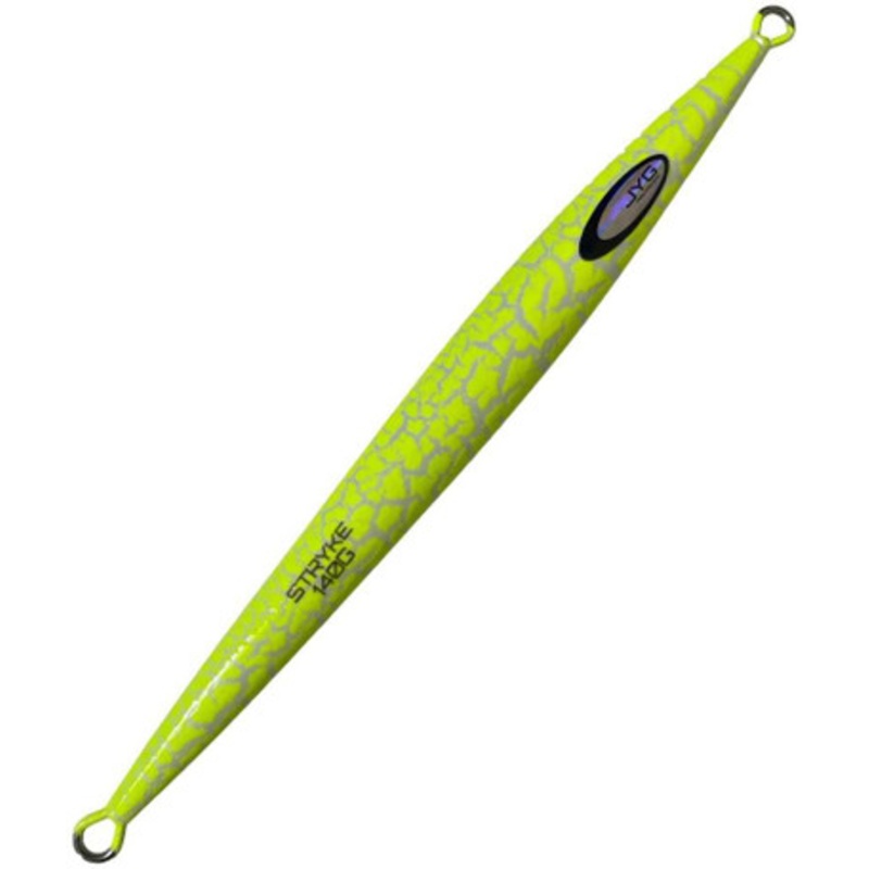 JYG PRO Fishing Stryke Slow Pitch Jig - 140g - Yellow Crackle