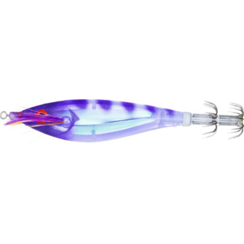 Yo-Zuri Ultra 3D Cloth M2 #S Squid Jig - 3 3/4in - UV Purple Head