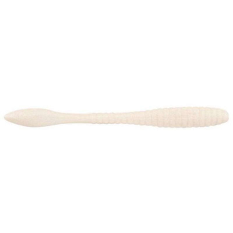 Berkley Maxscent Flat Worm - 4.25in - White Pearl