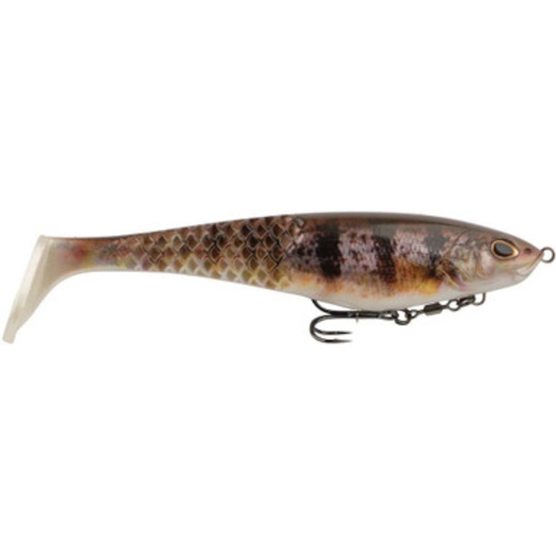 Berkley PowerBait CullShad Swimbait - 8in - HD Yellow Perch